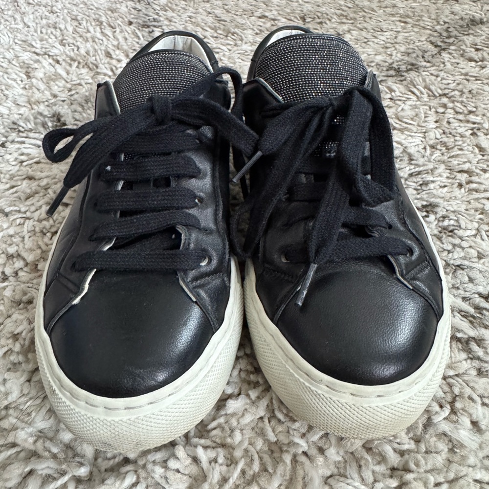 BRUNELLO CUCINELLI | leather sneakers. - Picture 2 of 11
